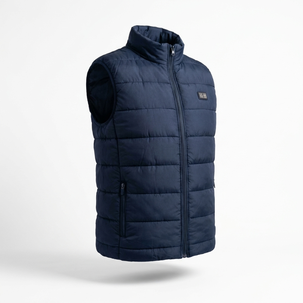 Alpenwarm beheizte Weste in Schwarz